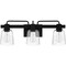 Quoizel Lydia Bath 3 Lights Matte Black LYD8624MBK - alternate 2